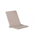 Toolikate seljatoega OHIO veekindel, 43x90x2,5cm beež, 100%pol&uuml;ester