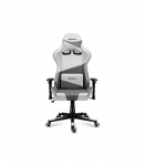Huzaro Force 6.2 PC gaming chair Bucket (cradle) seat Grey, White