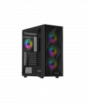Genesis Gaming PC Case Diaxid 605 ARGB Black Midi Tower Power supply included No