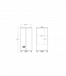 T&uuml;nn-k&uuml;lmik 66 liitrit Scandomestic TK66BE, must