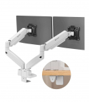 ONKRON G160-BW monitor mount / stand 81.3 cm (32") Desk White, Black