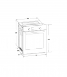 Integreeritav ahi Schlosser OE551MT