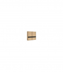 Liugustega riidekapp 240 cm PONT SZF/240 tamm artisan/must