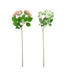 Kunstlill FLOWERLY H56cm p&otilde;&otilde;sasroos, mix