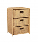 Korvriiul 3-ne BASILE 40x30xH56cm, helepruun