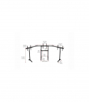 Next Level Racing Floor stand Free Standing Triple Monitor stand 3 x 32- 65 " Maximum weight (capacity) 70 kg |