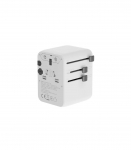 Gembird TPA-2A3C70-01-W Universal travel power adapter, 70 W, white Gembird
