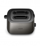 Philips Toaster HD2651/80 Viva Collection Power 1050 W Number of slots 2 Housing material Metal Black