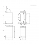 Electrolux EW2TN5261FP Top loading washing machine 6 kg 1200 rpm white