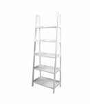 Riiul WALLY 63x40xH180cm, valge, lakitud