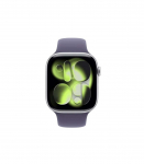 Watch Series 11&nbsp;GPS&nbsp;46mm&nbsp;Silver Aluminium Case with Purple Fog Sport Band - M/L
