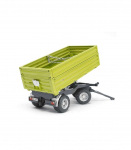 Tipper trailer with raised sides