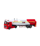 Tanker Truck Pumping Water Lights Sounds White and Red