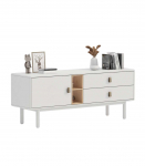 Kummut IRIS 140x40xH55cm, valge