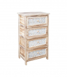 Kummut KASEKE 4-sahtliga 40x29x73cm, naturaalne