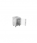 Lanberg Rack cabinet 19" free-standing 15U/600x600 (flat pack) with glass door, LCD FF01-6615-12SL Grey