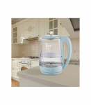 Maestro MR-052-BLUE Electric glass kettle, blue 1.7 L