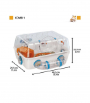 FERPLAST Combi 1 - cage for a hamster