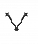 Arozzi Desk Mount Neo Duo - Gas Spring Monitor Arm AZ-ALZARE-NEO-DUO-BK Tilt, Swivel, Rotation Maximum weight