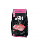 PAN MIĘSKO Veal with quail XS (puppy) - dry dog food - 3kg