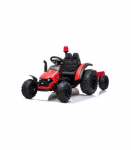 Electric Ride On Tractor HZB-200 with Trailer Red