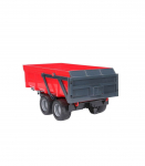Tipping trailer red