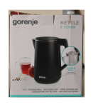 SALE OUT.  Gorenje Kettle K15DWBK Electric 2200 W 1.5 L Stainless steel 360&deg; rotational base Black |