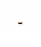 Diivanilaud CAMILA kuldne tamm/must 80cm