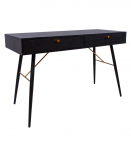 Kirjutuslaud LUXEMBOURG 120x48xH75cm, must melamiin