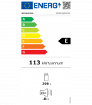 Whirlpool WHSD18A013D1 Refrigerator, E, Built-in, Larder, Height 1.77m, Fridge 306L, Stainless steel Whirlpool