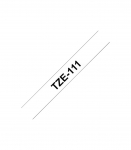 Brother TZe-111 Laminated Tape Black on Clear TZ 8 m 6 cm