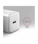 AXAGON Sil wallcharger 1x port USB-C, PD3.0 /PPS/QC4+/SFC/AFC/Apple, 30w ACU-PD30W