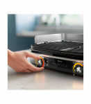 Philips HD6222/90 Table Grill, Black/Stainless Steel