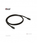 CABLE USB-C TO USB-C 1.2M/BLACK CAC-1570 CLUB3D