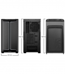 Case|BE QUIET|PURE BASE 501 DX|MidiTower|Case product features Transparent panel|Not included|ATX|MicroATX|MiniITX|Colour Bla