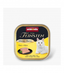 ANIMONDA Vom Feinsten Adult Mildes Menu Turkey with cheese - wet cat food - 100g