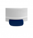 Raising toilet seat with flapper KATE 15 cm White