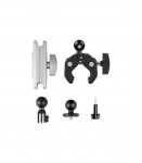 PULUZ motorcycle mount for sports cameras (DJI, GoPro, Insta360) (black)