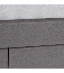 Voodi GENESIS 90x200cm, madratsiga HARMONY UNO, pruunikashall