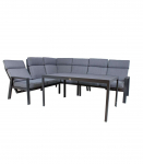 Aiam&ouml;&ouml;blikomplekt CASTEN laud ja nurgadiivan