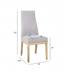 Tool PRESTON 46x58,5xH102cm, hall