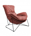 Tugitool DIVA 88x96xH84cm, telliskivipunane