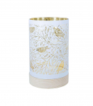 LED-k&uuml;&uuml;nal WINGS BIRDIE D9,5xH15cm valge, taimer 6h