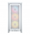 Corsair PC Case Frame 4000D RS ARGB Modular White Mid-Tower Power supply included No