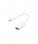 Logilink Adapter Mini DisplayPort to HDMI with Audio: Grey Mini DisplayPort HDMI A 0.1 m