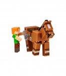 MINECRAFT S2 3D WIND-UP TOY - ALEX & HORSE