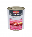 ANIMONDA GranCarno Adult Sensitiv Beef with potatoes - wet dog food - 800g