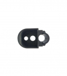 Holder for crutches wheelchair-mounted