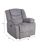 Tugitool CYRUS elektriline recliner 99x95xH102cm, hall