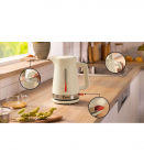 Bosch MyMoment electric kettle 1.7 L 2400 W Cream
